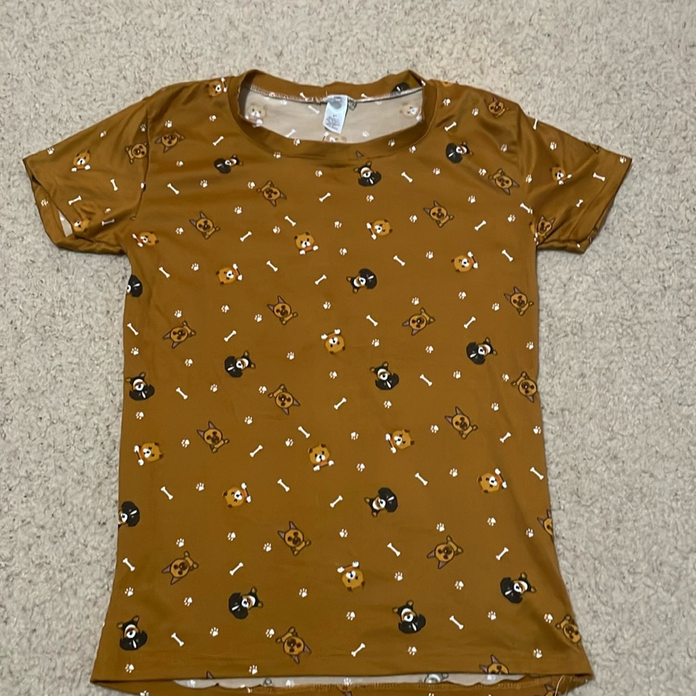 Tan/Brown doggy shirt